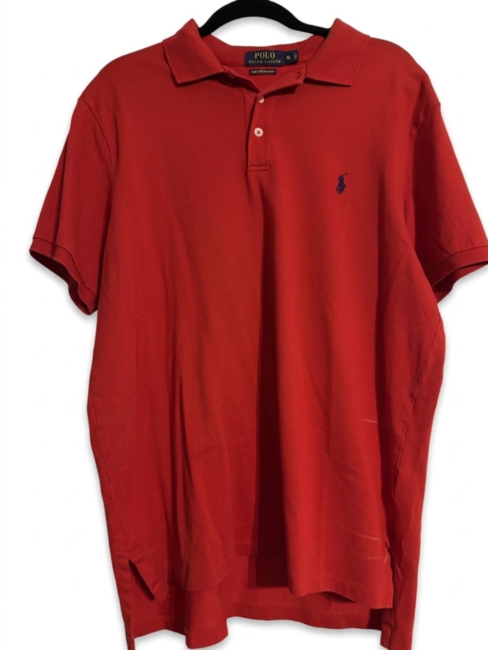 Ralph Lauren Men’s Red Polo with Navy Pony